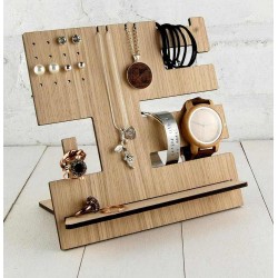 Kişiye Özel - Ahşap Aksesuar Standı