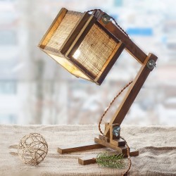 Kişiye Özel - Ahşap Masaüstü Lamba Sturdy Özel Tasarım 