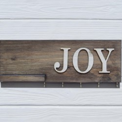 Kişiye Özel - Ahşap Raflı Kapı Anahtarlığı