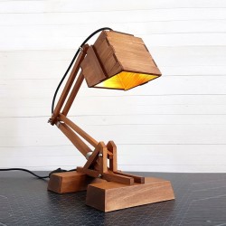 Kişiye Özel - Ahşap Masa Üstü Tunçkol Giraffe Özel Tasarım 