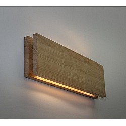 Kişiye Özel - Ahşap Duvar Üstü Led Modern Lamba