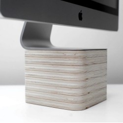 Kişiye Özel - Ahşap Mac Monitör Yükseltici Max Tasarım