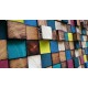 Kişiye Özel - Ahşap Colour Rengi Tablo, Saat, Tasarım Saat, Farklı Saat