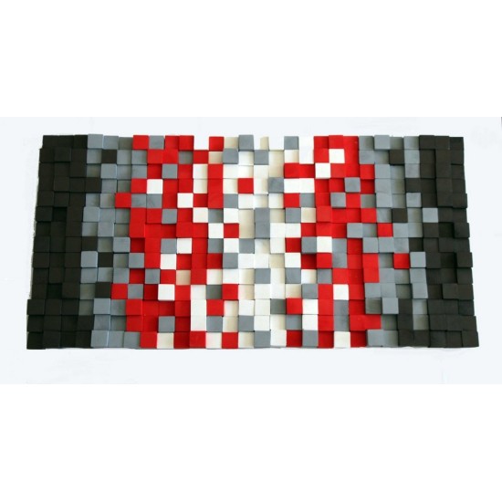 Kişiye Özel - Ahşap Grinin Elli Tonu Rengi Tablo, Saat, Tasarım Saat, Farklı Saat