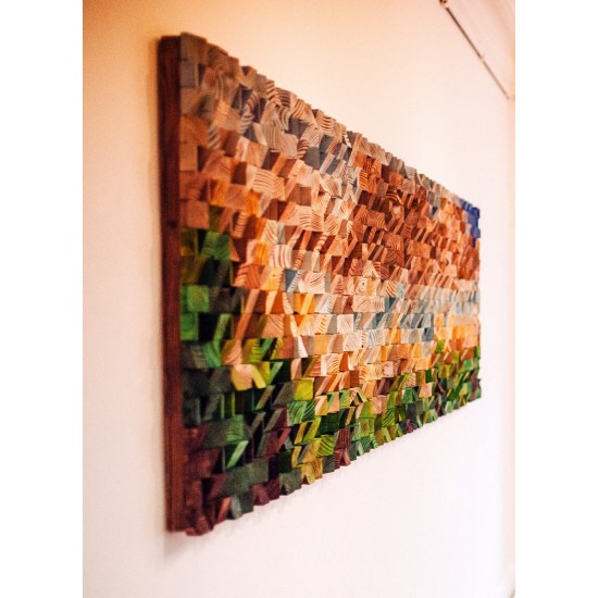 Kişiye Özel - Ahşap Kahverengi Sarının Rengi Tablo, Saat, Tasarım Saat, Farklı Saat