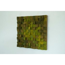 Kişiye Özel - Ahşap Yeşilin Rengi Tablo