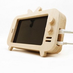 Kişiye Özel - Ahşap Cep Telefonu Tv Kasası