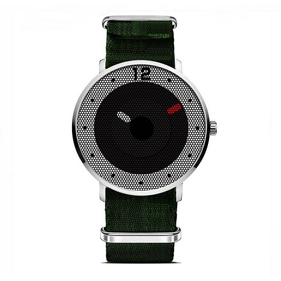 Cool Watch Saat - Silver Kasa - Haki Yeşil Kordon Cool Unisex, Saat, Tasarım Saat, Farklı Saat