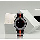 Cool Watch Saat - Siyah Kasa - Siyah Turuncu Şerit Kordon Cool Fashion Unisex, Saat, Tasarım Saat, Farklı Saat