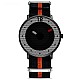 Cool Watch Saat - Siyah Kasa - Siyah Turuncu Şerit Kordon Cool Fashion Unisex, Saat, Tasarım Saat, Farklı Saat