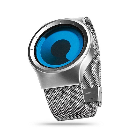 Cool Watch Saat - Silver Shiny Kasa - Silver Kordon CooL Galaxy S Mavi Ekran Unisex, Saat, Tasarım Saat, Farklı Saat