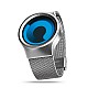 Cool Watch Saat - Silver Shiny Kasa - Silver Kordon CooL Galaxy S Mavi Ekran Unisex, Saat, Tasarım Saat, Farklı Saat