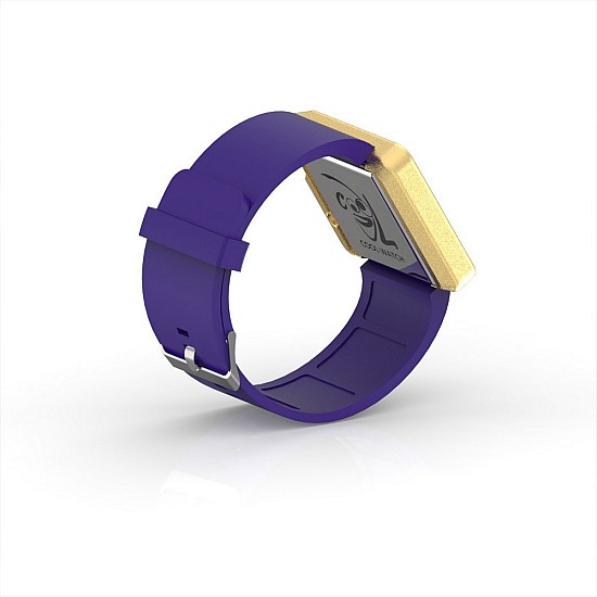 Cool Watch Saat - Gold Edition - Mor Kayış Unisex, Saat, Tasarım Saat, Farklı Saat