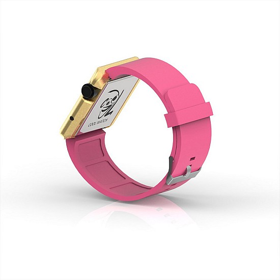 Cool Watch Saat - Gold Edition - Pembe Kayış Unisex, Saat, Tasarım Saat, Farklı Saat
