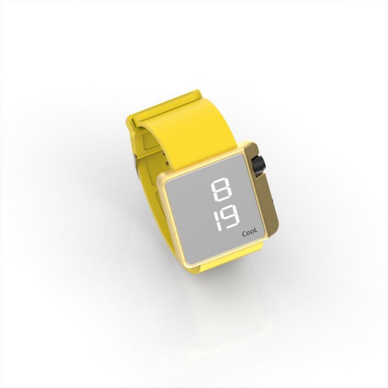 Cool Watch Saat - Gold Edition - Sarı Kayış Unisex, Saat, Tasarım Saat, Farklı Saat
