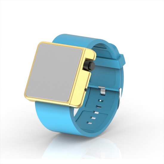 Cool Watch Saat - Gold Edition - Turkuaz Kayış Unisex, Saat, Tasarım Saat, Farklı Saat