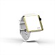 Cool Watch Saat - Gold Shiny Led Edition - Beyaz Kayış Unisex, Saat, Tasarım Saat, Farklı Saat