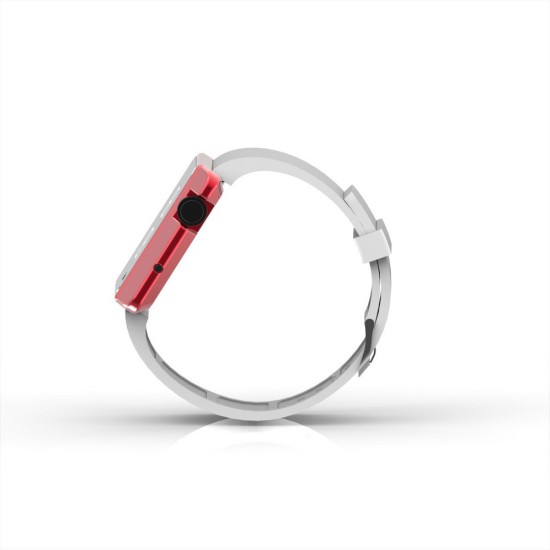 Cool Watch Saat - Kırmızı Edition - Beyaz Kayış Unisex, Saat, Tasarım Saat, Farklı Saat