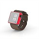 Cool Watch Saat - Kırmızı Edition - Kahverengi Kayış Unisex, Saat, Tasarım Saat, Farklı Saat