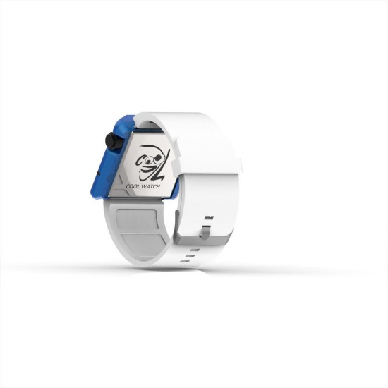 Cool Watch Saat - Mavi Edition - Beyaz Kayış Unisex, Saat, Tasarım Saat, Farklı Saat