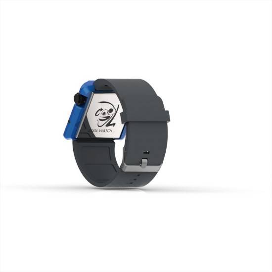 Cool Watch Saat - Mavi Edition - Gri Kayış Unisex, Saat, Tasarım Saat, Farklı Saat