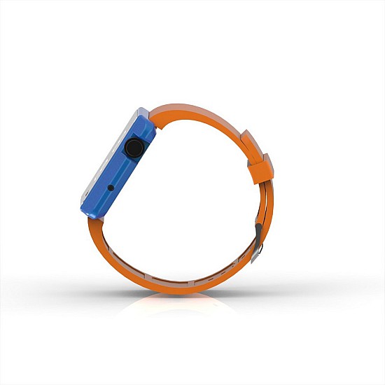 Cool Watch Saat - Mavi Edition - Turuncu Kayış Unisex, Saat, Tasarım Saat, Farklı Saat