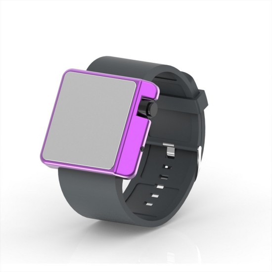 Cool Watch Saat - Mor Edition - Gri Kayış Unisex, Saat, Tasarım Saat, Farklı Saat