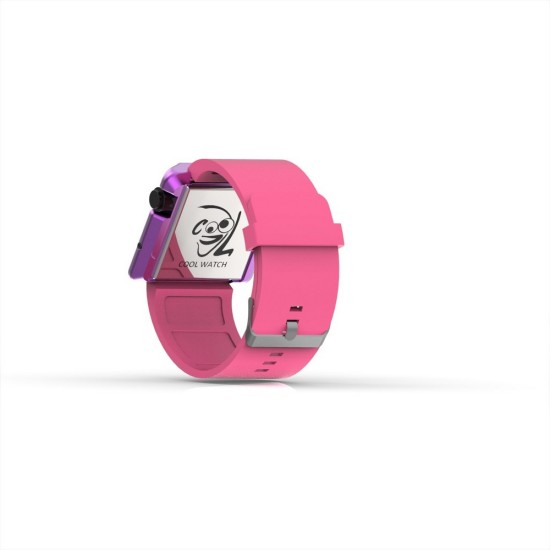 Cool Watch Saat - Mor Edition - Pembe Kayış Unisex, Saat, Tasarım Saat, Farklı Saat