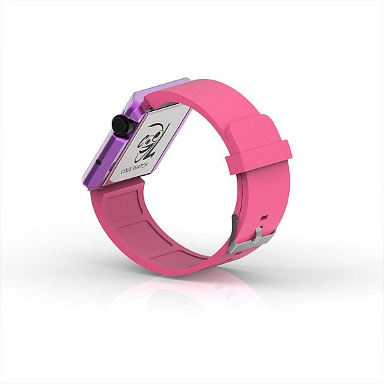 Cool Watch Saat - Mor Edition - Pembe Kayış Unisex, Saat, Tasarım Saat, Farklı Saat