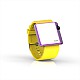 Cool Watch Saat - Mor Edition - Sarı Kayış Unisex, Saat, Tasarım Saat, Farklı Saat