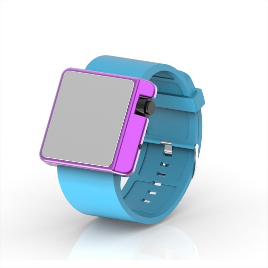 Cool Watch Saat - Mor Edition - Turkuaz Kayış Unisex, Saat, Tasarım Saat, Farklı Saat