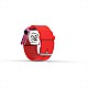 Cool Watch Saat - Pembe Edition - Kırmızı Kayış Unisex, Saat, Tasarım Saat, Farklı Saat