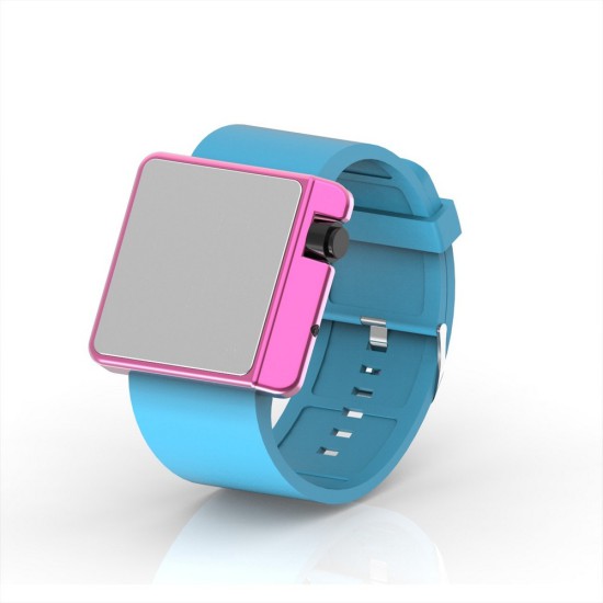 Cool Watch Saat - Pembe Edition - Turkuaz Kayış Unisex, Saat, Tasarım Saat, Farklı Saat
