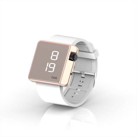 Cool Watch Saat - Rose Edition - Beyaz Kayış Unisex, Saat, Tasarım Saat, Farklı Saat