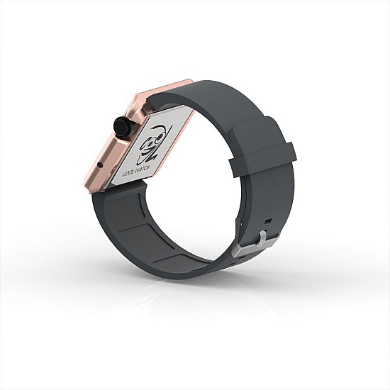 Cool Watch Saat - Rose Edition - Gri Kayış Unisex, Saat, Tasarım Saat, Farklı Saat