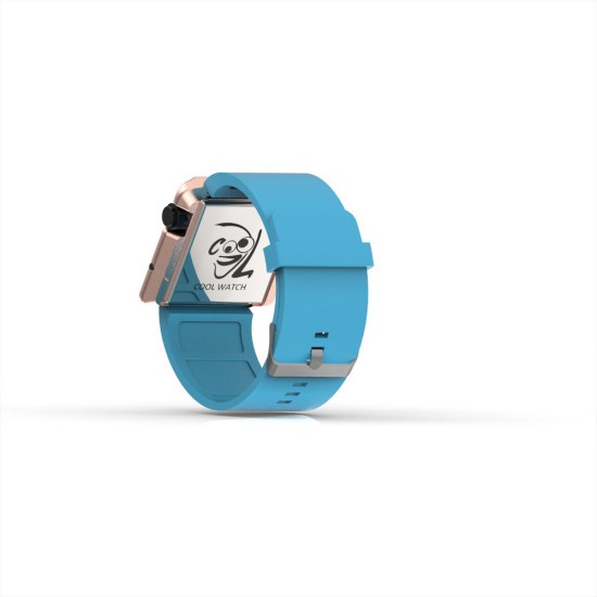 Cool Watch Saat - Rose Edition - Turkuaz Kayış Unisex, Saat, Tasarım Saat, Farklı Saat