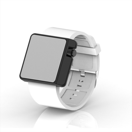 Cool Watch Saat - Siyah Edition - Beyaz Kayış Unisex, Saat, Tasarım Saat, Farklı Saat