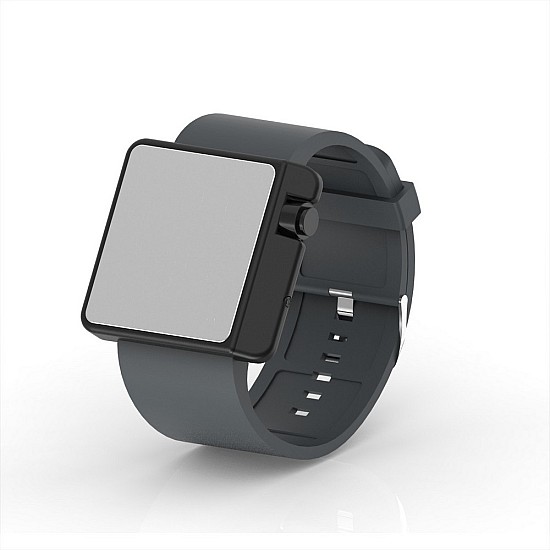 Cool Watch Saat - Siyah Edition - Gri Kayış Unisex, Saat, Tasarım Saat, Farklı Saat