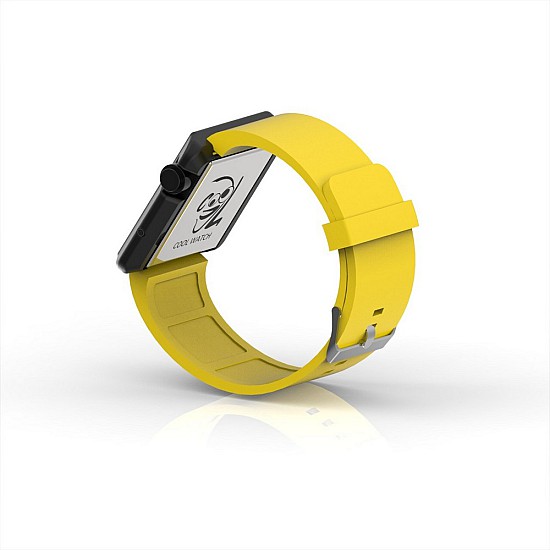 Cool Watch Saat - Siyah Edition - Sarı Kayış Unisex, Saat, Tasarım Saat, Farklı Saat