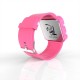 Cool Watch Saat - Pembe Led Kasa - Pembe Kayış Unisex, Saat, Tasarım Saat, Farklı Saat