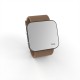 Cool Watch Saat - Siyah Led Kasa - Kahverengi Kayış Unisex, Saat, Tasarım Saat, Farklı Saat