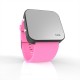 Cool Watch Saat - Siyah Led Kasa - Pembe Kayış Unisex, Saat, Tasarım Saat, Farklı Saat