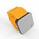 Cool Watch Saat - Siyah Led Kasa - Turuncu Kayış Unisex, Saat, Tasarım Saat, Farklı Saat