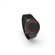 Cool Watch Saat - Siyah Mat Kasa Kırmızı Halka - Siyah Kordon CooL Plus Unisex, Saat, Tasarım Saat, Farklı Saat