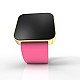 Cool Watch Saat - Gold Mat Dokunmatik Kasa - Pembe Kayış Unisex, Saat, Tasarım Saat, Farklı Saat