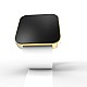 Cool Watch Saat - Gold Shiny Dokunmatik Kasa - Beyaz Kayış Unisex, Saat, Tasarım Saat, Farklı Saat
