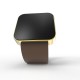 Cool Watch Saat - Gold Shiny Dokunmatik Kasa - Kahverengi Kayış Unisex, Saat, Tasarım Saat, Farklı Saat