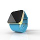 Cool Watch Saat - Gold Shiny Dokunmatik Kasa - Turkuaz Kayış Unisex, Saat, Tasarım Saat, Farklı Saat