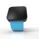Cool Watch Saat - Siyah Mat Dokunmatik Kasa - Turkuaz Kayış Unisex, Saat, Tasarım Saat, Farklı Saat