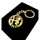 Kişiye Özel - Metal Alfa Romeo - Gold Plaka Anahtarlık Gerçek Altın Kaplama, Saat, Tasarım Saat, Farklı Saat